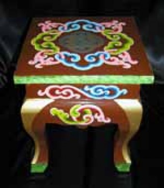 tabouret marron
